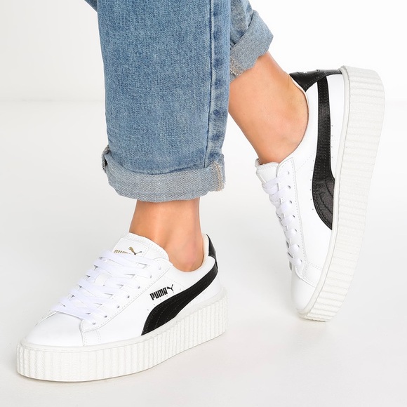 fenty puma by rihanna leather creeper sneaker